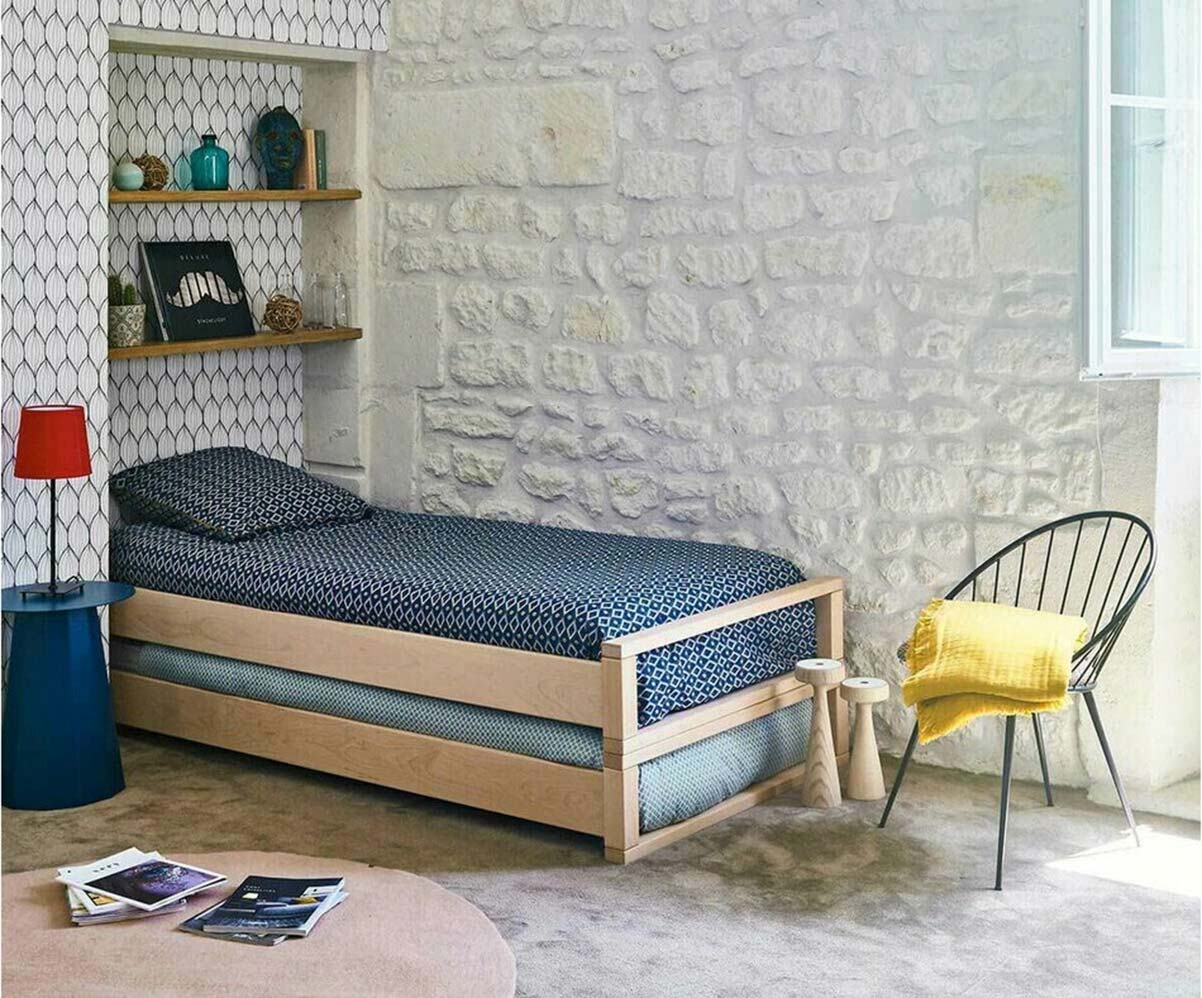 Lits empilables gigogne gain de place