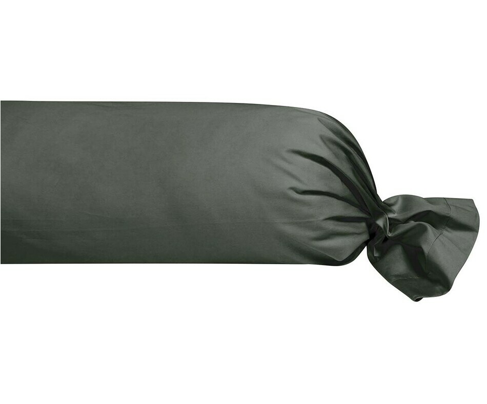 Taie de traversin adulte - Gris anthracite