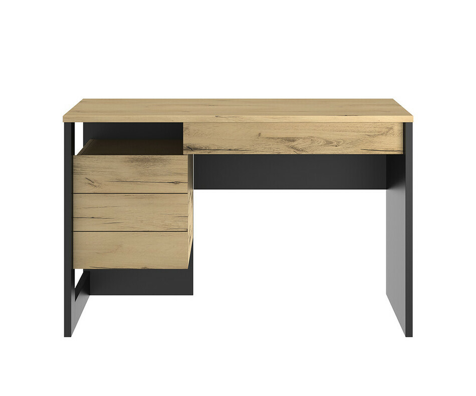 Bureau enfant - noir et bois