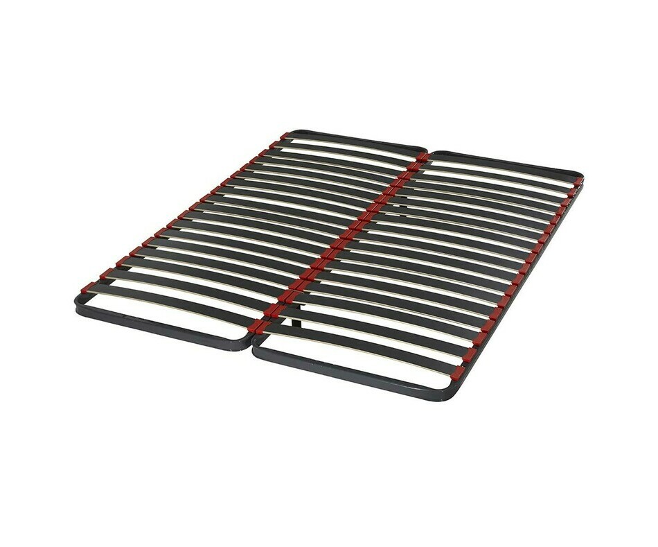 Sommier à cadre métallique avec pieds central Sommier à cadre métallique avec pieds central