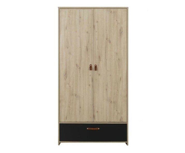 Armoire ado bois et noire