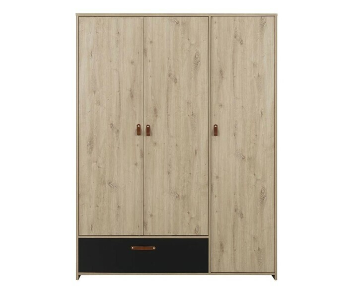Armoire ado - bois et noire