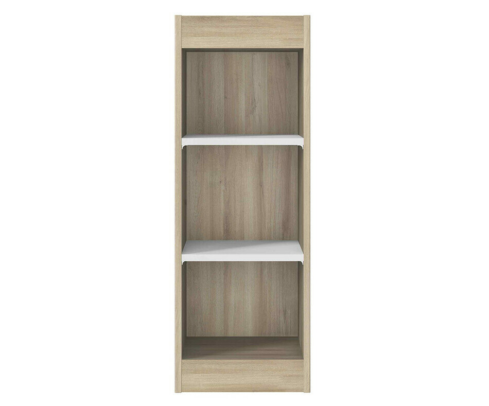 Petite bibliothque Lili bois et blanche