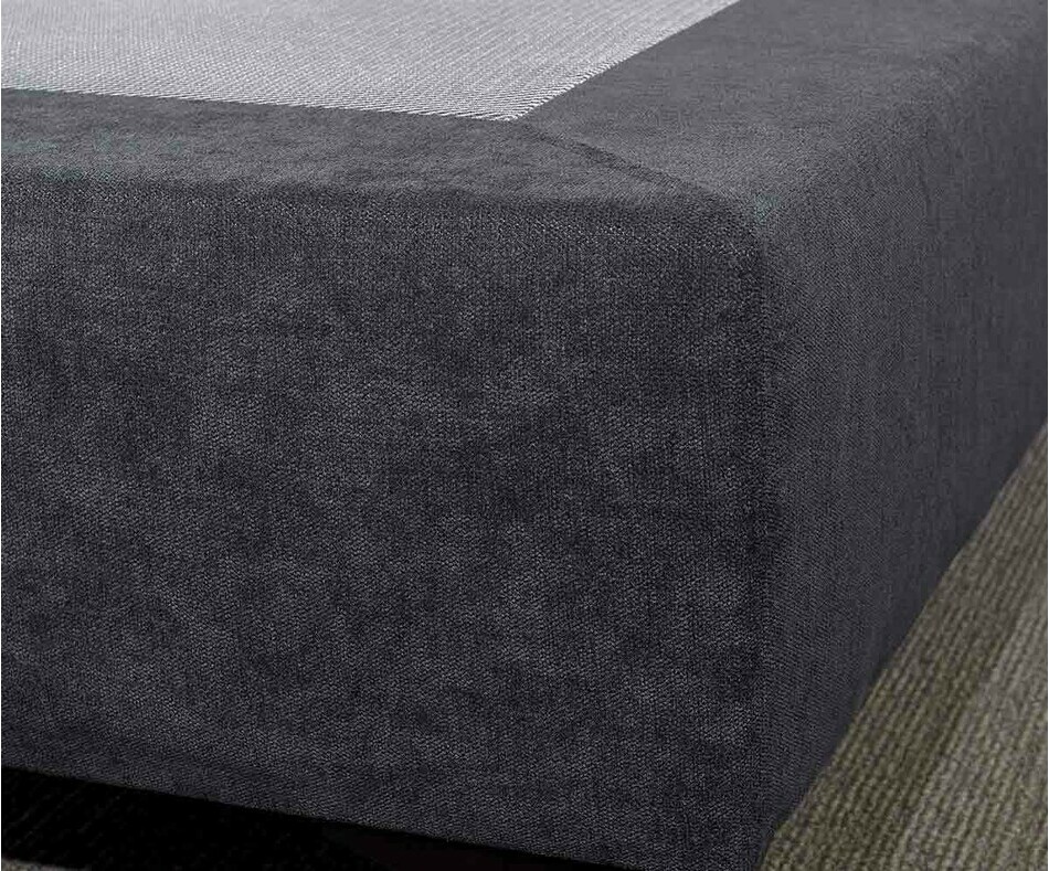 Dtail tissu du sommier simple Divo bleu