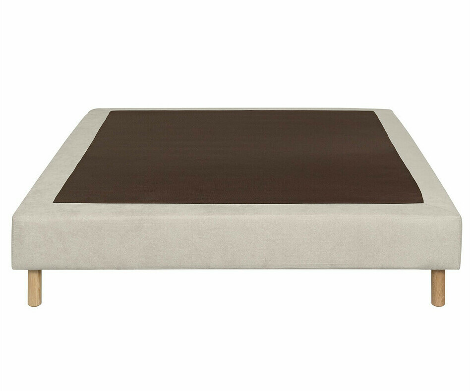 Sommier tapissier ado Divo cru avec pieds en option