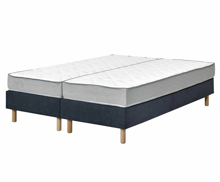 Ensemble de sommiers Divo avec matelas 1 place et pieds en option