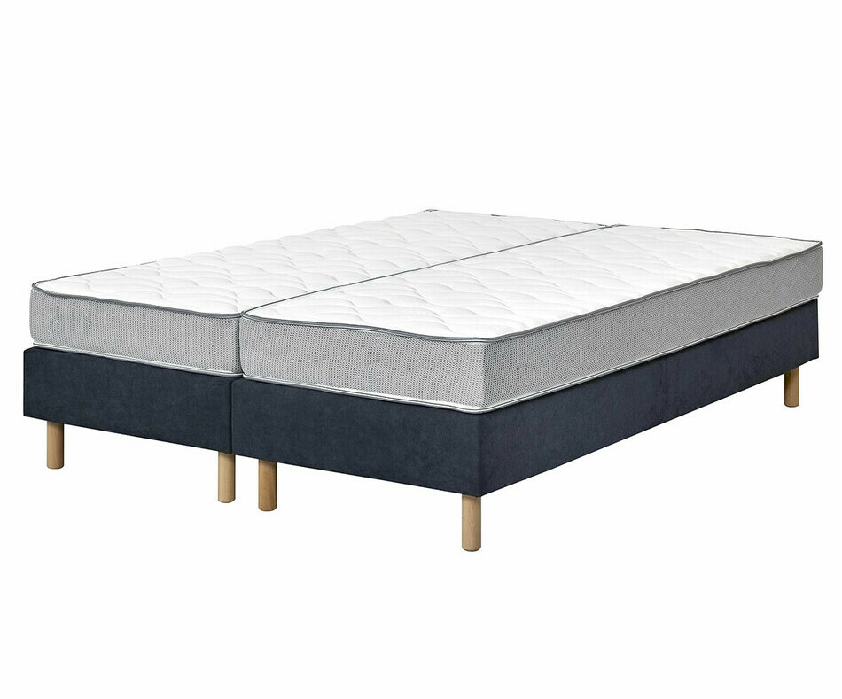 Ensemble de sommiers Divo avec matelas 1 place et pieds en option