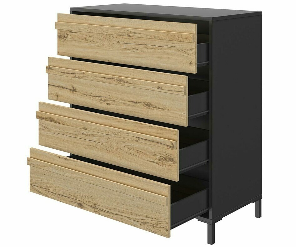 Commode Nao avec tiroirs ouverts