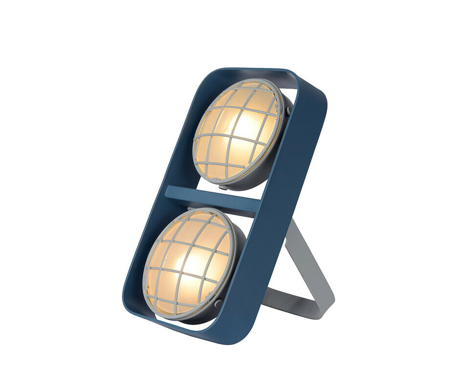 Lampe rtro bleu gris