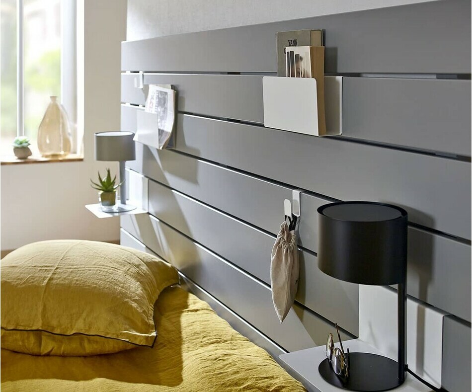 Dtail tte de lit ado - Mando grise