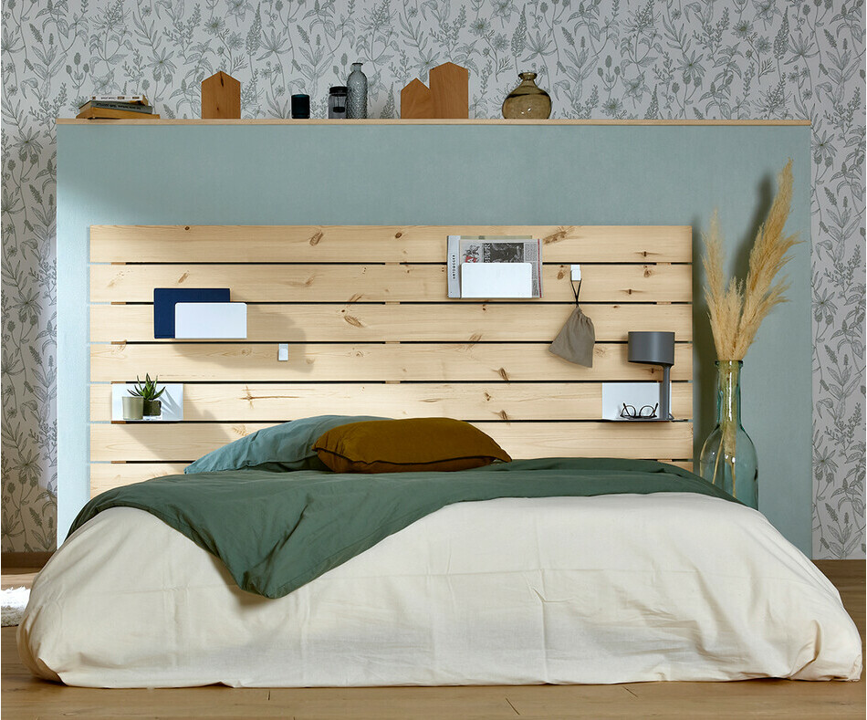 Tête de lit Mando adulte brut Tête de lit Mando adulte brut