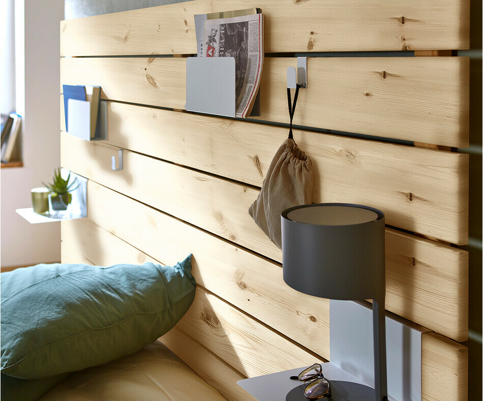 Zoom tête de lit Aro en bois naturel Zoom tête de lit Aro en bois naturel