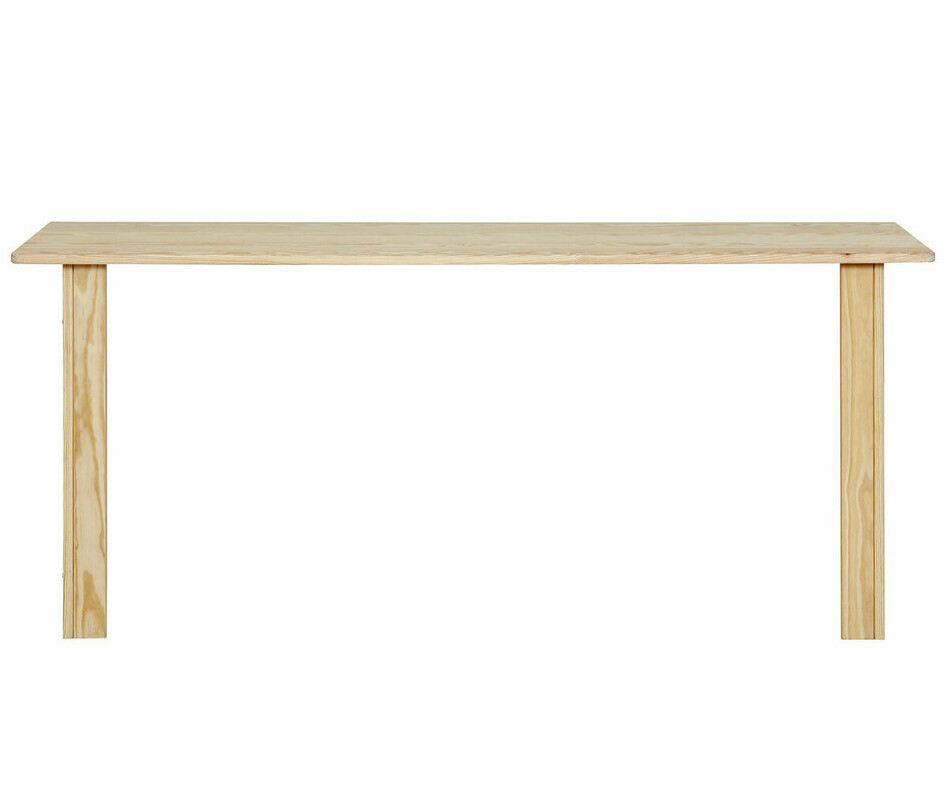 Bureau adulte bois naturel Rimi