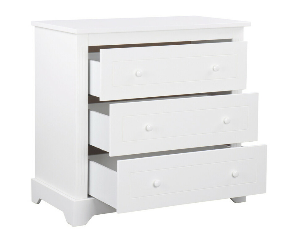 Commode bb Roma avec 3 tiroirs de rangements