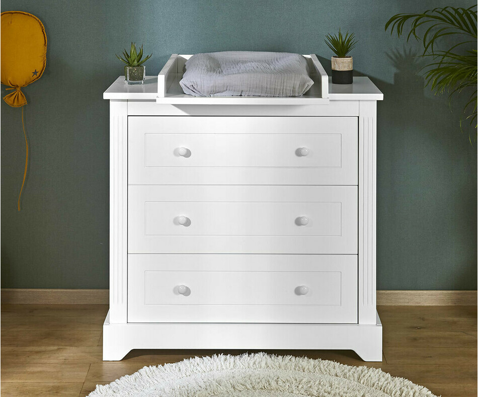 Commode avec plan  langer Roma blanc
