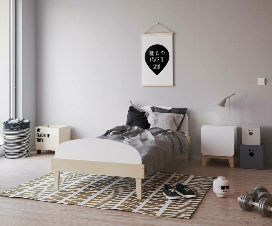 Lit enfant avec sommier et matelas Pimo