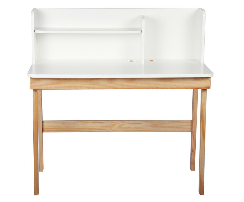 Bureau enfant bois et blanc