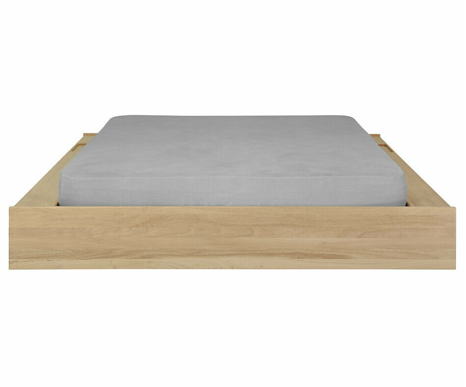 Lit adulte en hêtre avec sommier et matelas Lit adulte en hêtre avec sommier et matelas