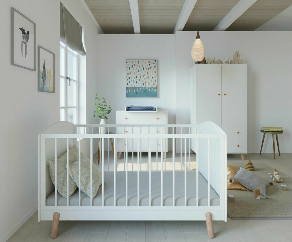 Lit, commode, armoire et plan  langer Alma 