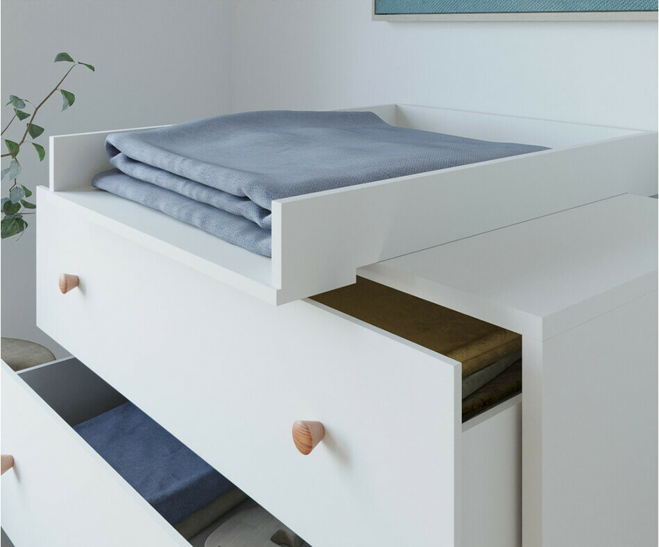 Plan  langer Alma sur commode 