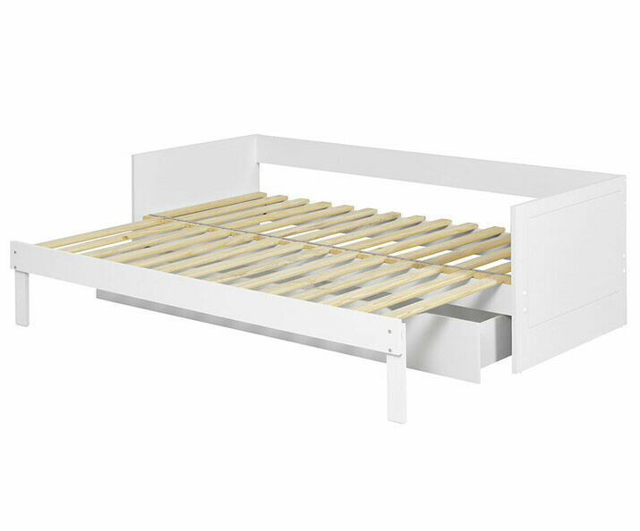 Lit banquette avec sommier peigne ouvert