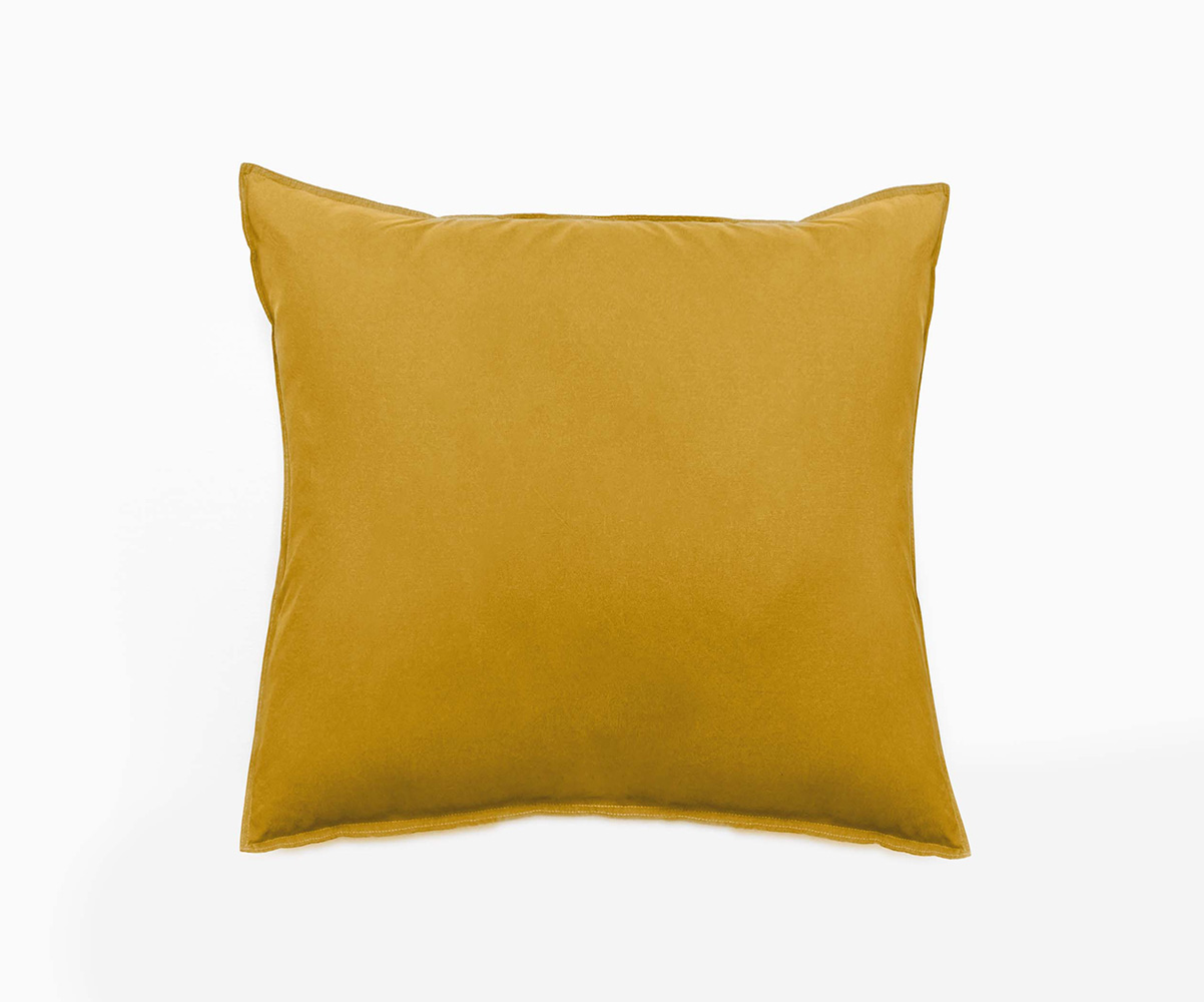 Taie d'oreiller ado Perla jaune