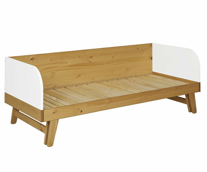 Couchage 2 en 1 pour ado Samba en bois massif 