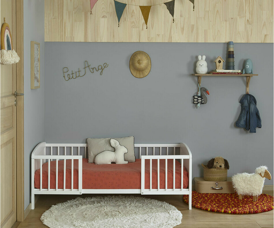 Lit pour enfant 2 ans blanc Tila