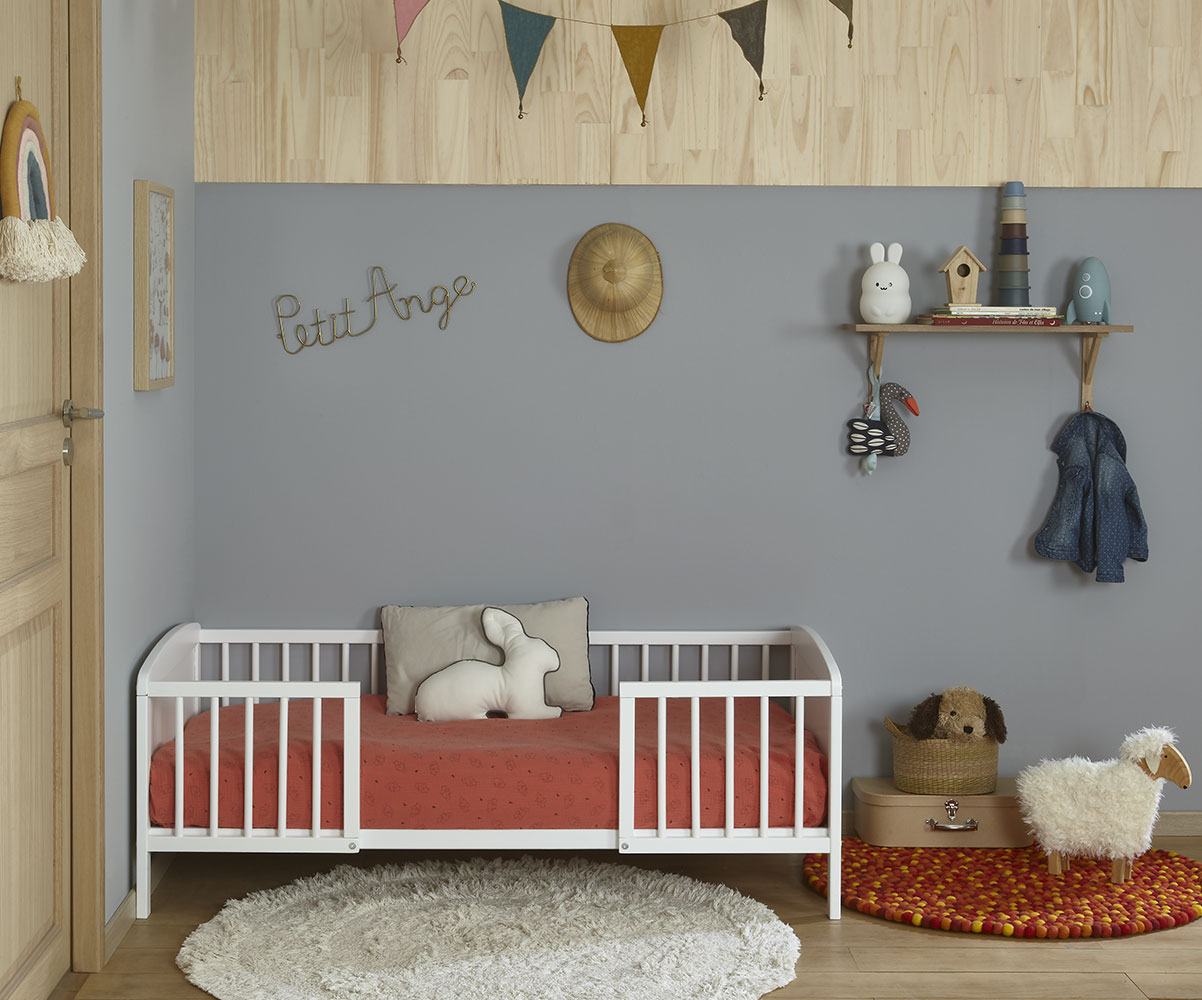 Lit pour enfant 2 ans blanc Tila Lit pour enfant 2 ans blanc Tila