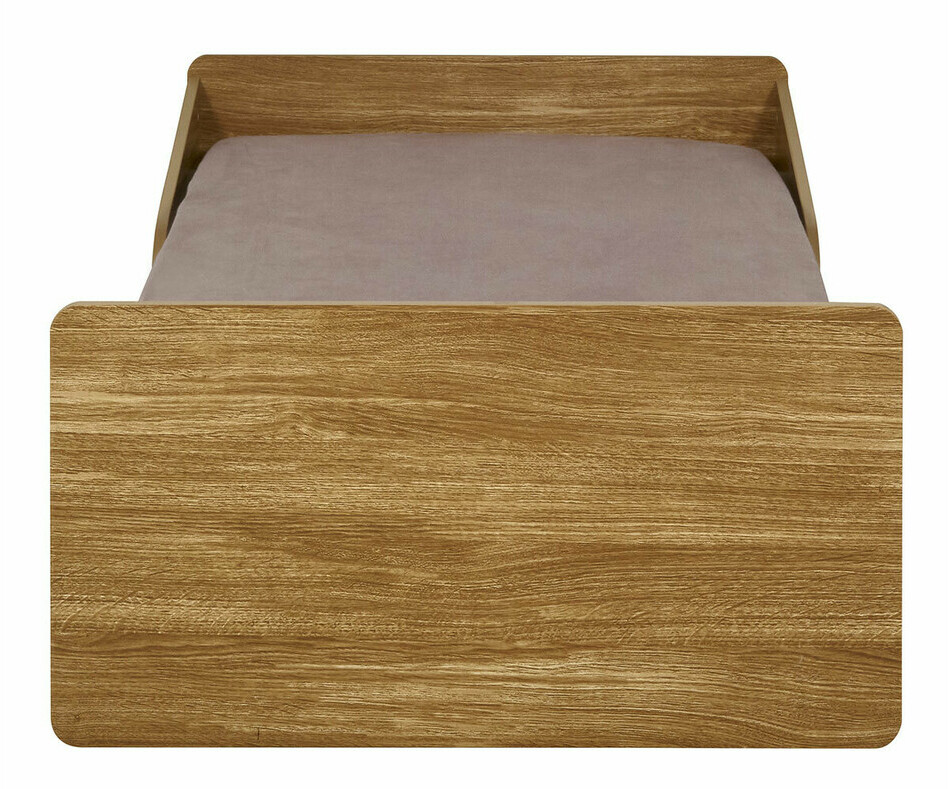 Pied du lit en bois du lit volutif Nugi