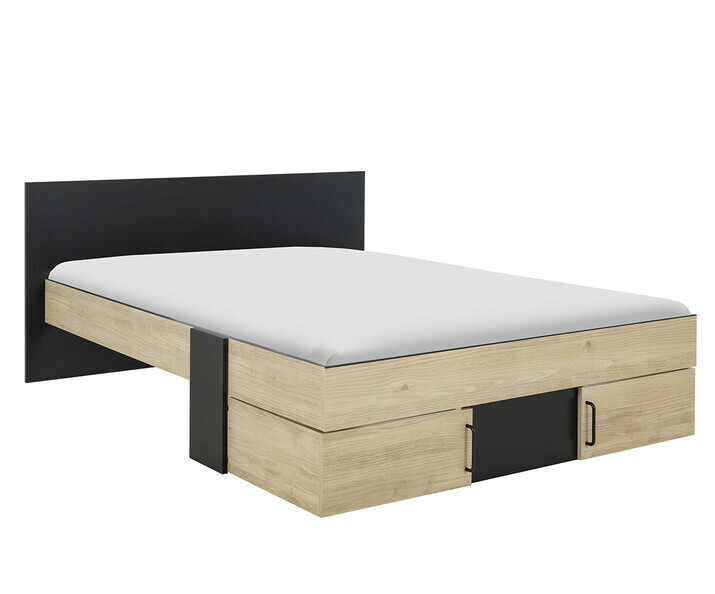 Ct sans rangement du lit ado Lulo avec matelas 140x190 cm