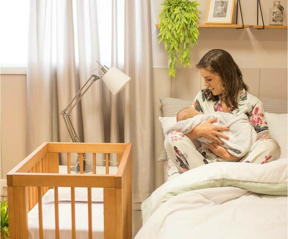 Berceau Jany en bois avec barreaux Berceau Jany en bois avec barreaux