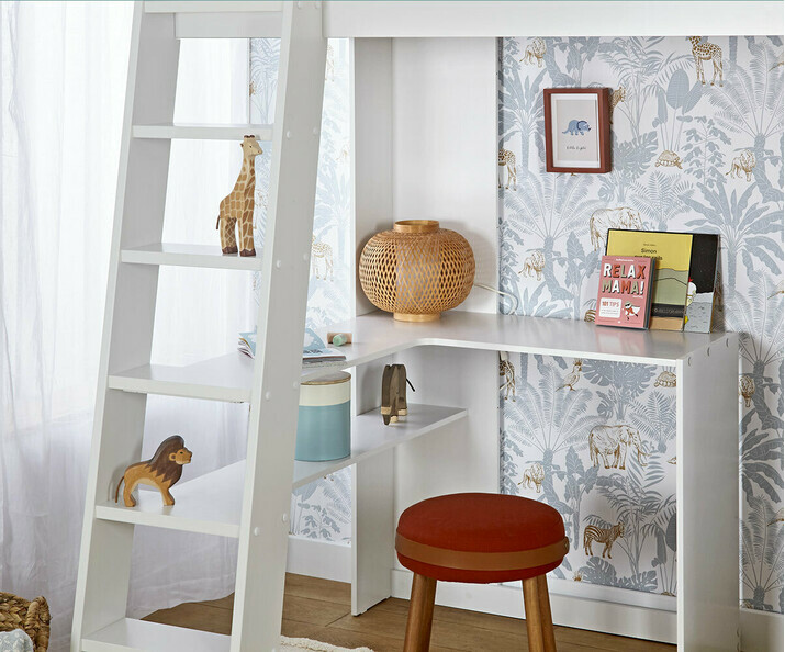 Zoom lit mezzanine enfant Azou