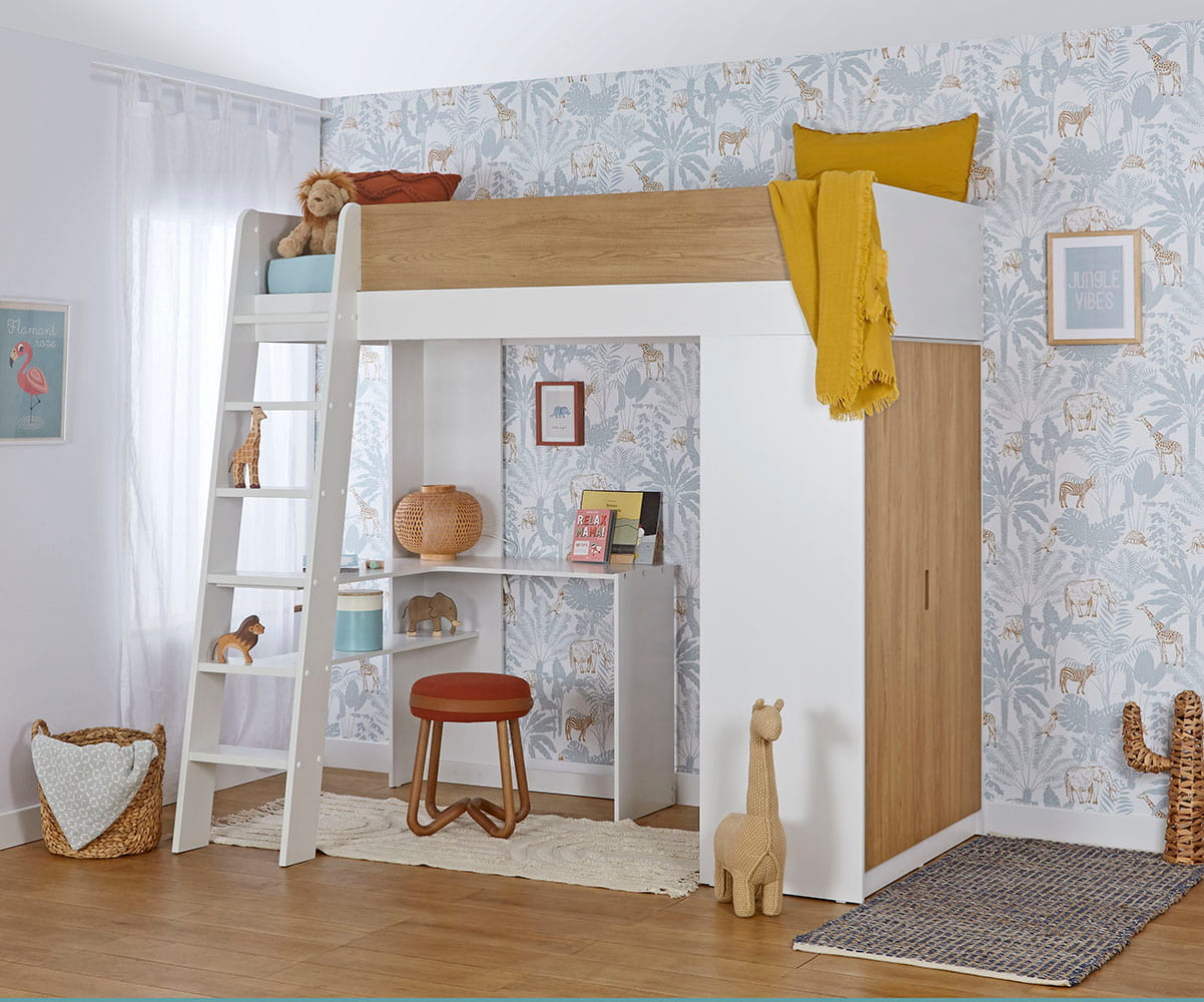 Lit mezzanine enfant Azou