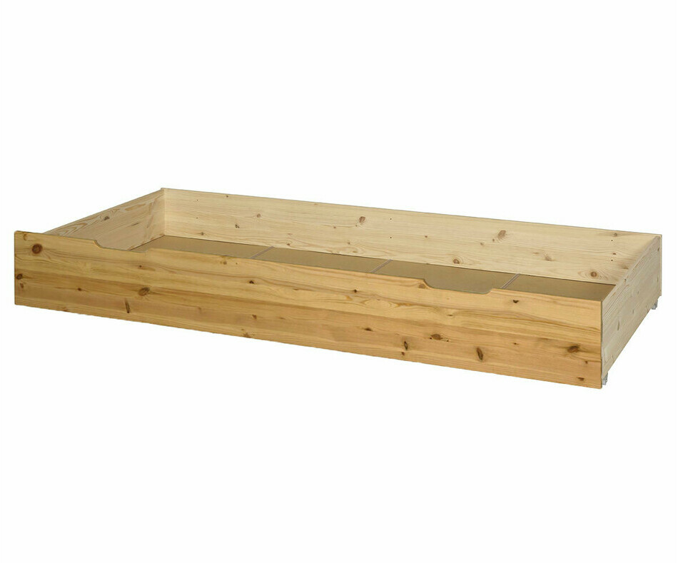 Tiroir de lit Hida enfant avec façade ciré miel Tiroir de lit Hida enfant avec façade ciré miel