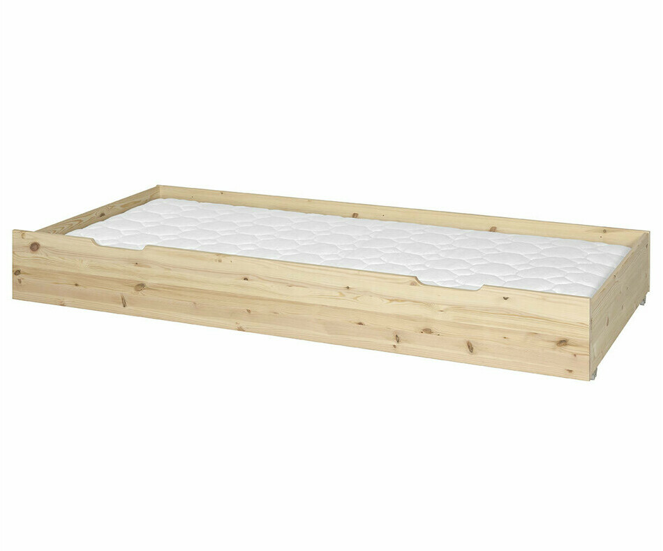 Tiroir de lit enfant Oxa bois naturel