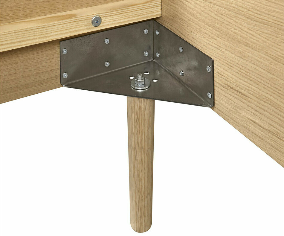 Pied du lit ado avec sommier et matelas Narva
