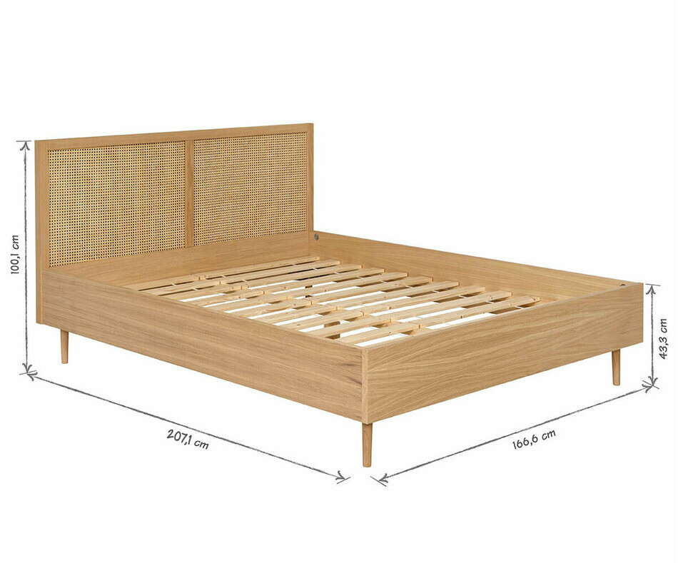 Ctes du lit ado avec sommier et matelas Narva