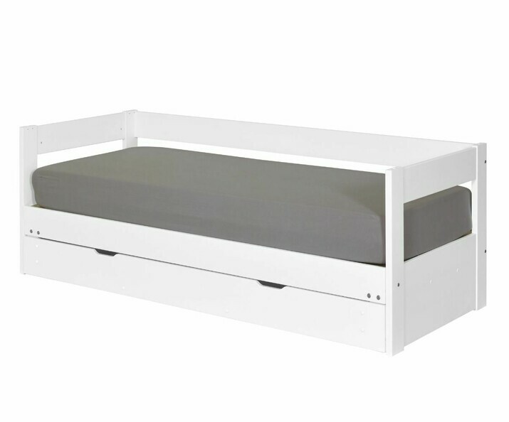 Lit gigogne Hikari enfant blanc 80x200