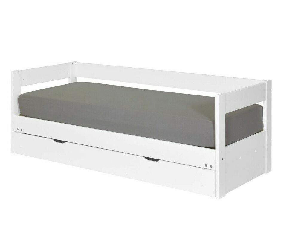 Lit gigogne Hikari enfant blanc 80x200