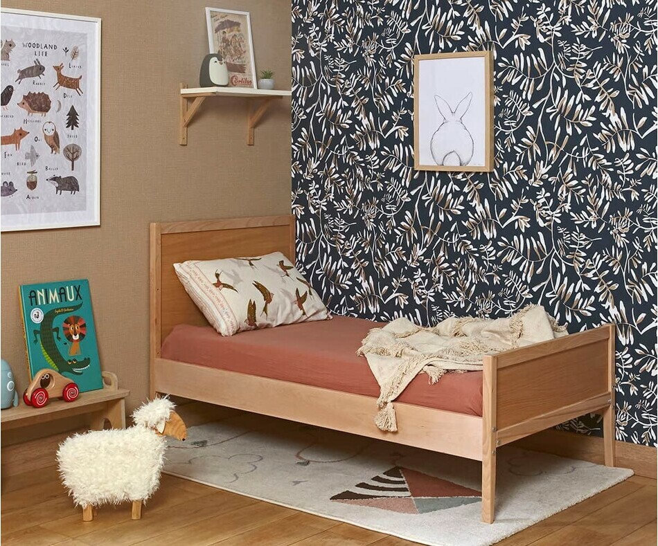 Lit enfant Kalo sans barrire avec matelas