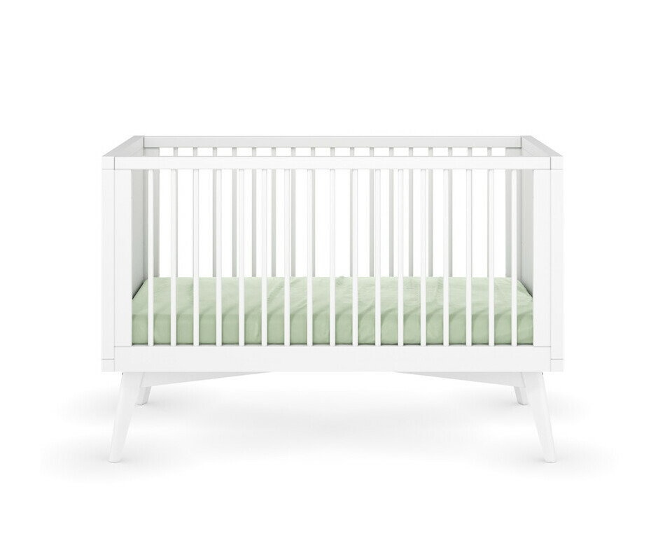 Lit bébé Taloa évolutif bois blanc avec matelas Lit bébé Taloa évolutif bois blanc avec matelas