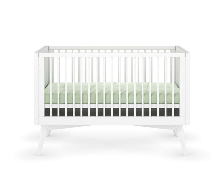 Lit bébé Taloa évolutif bois blanc position medium Lit bébé Taloa évolutif bois blanc position medium