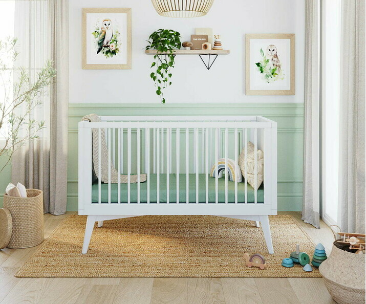 Lit volutif bb Taloa blanc
