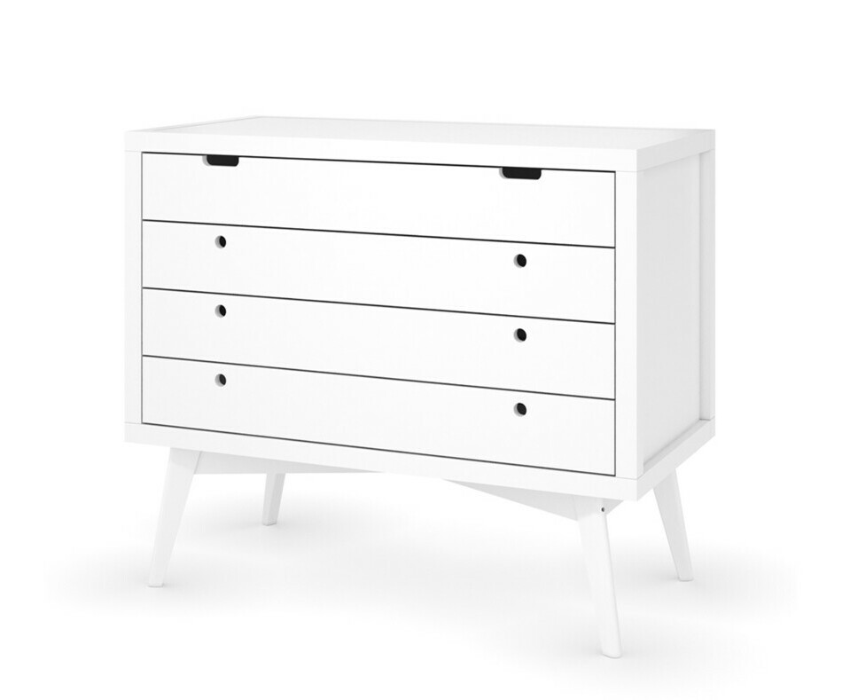 Commode à langer blanche Taloa sans plan à langer Commode à langer blanche Taloa sans plan à langer