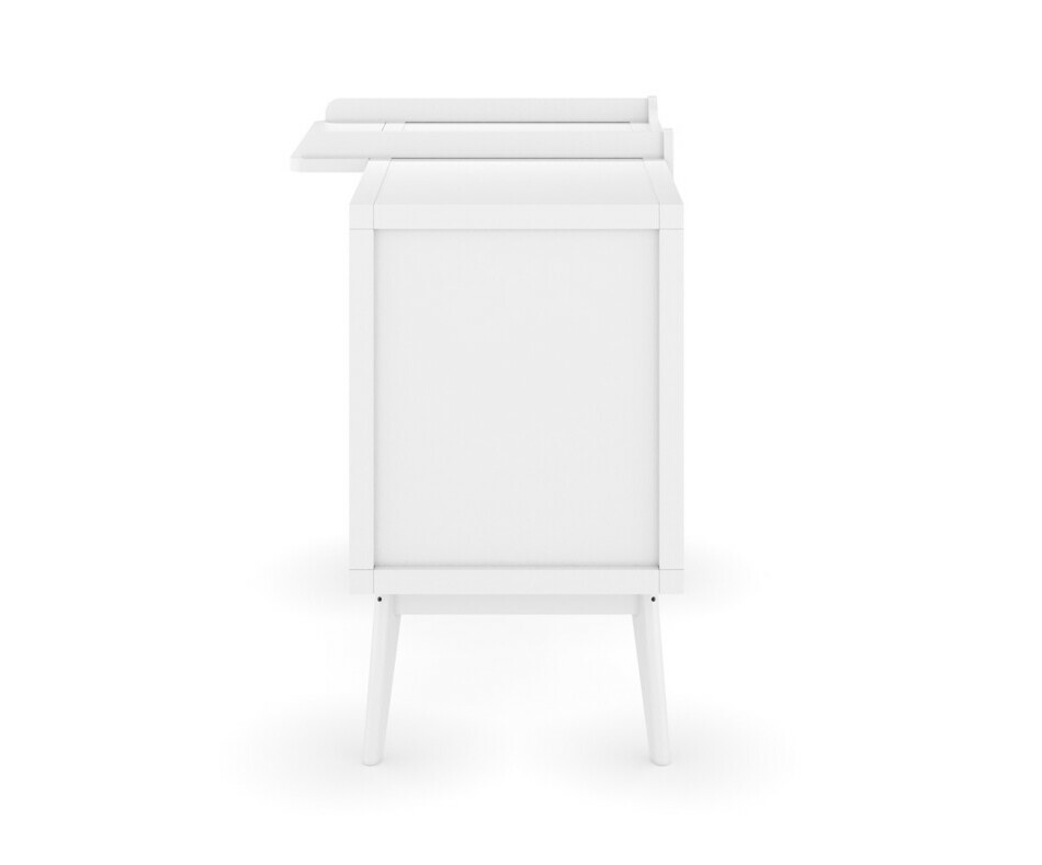 Commode Taloa blanche vue de côté Commode Taloa blanche vue de côté