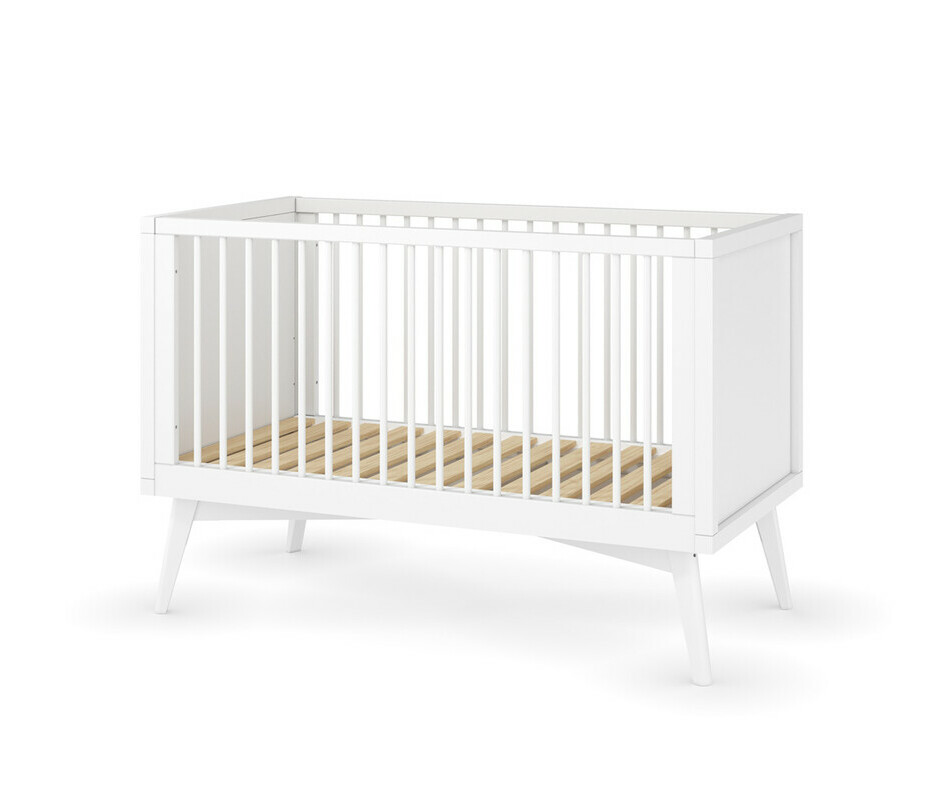 Lit bébé Taloa évolutif bois blanc sans matelas Lit bébé Taloa évolutif bois blanc sans matelas