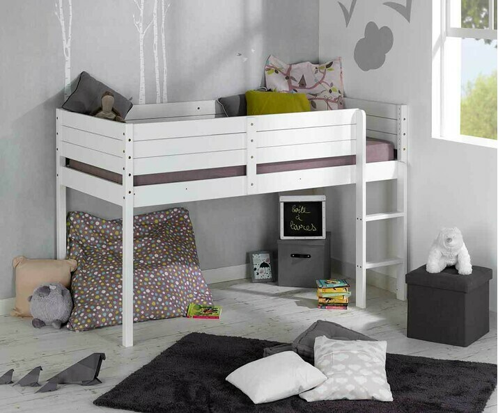Lit enfant mi-hauteur avec matelas - Tamis