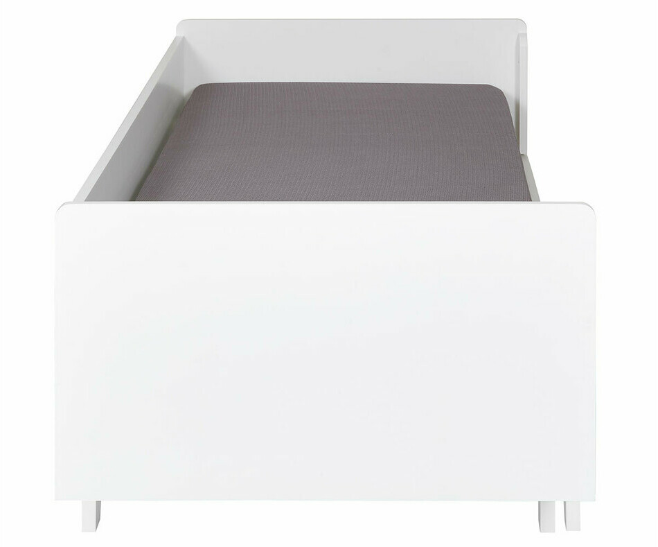 Lit gigogne adulte vue de côté Roni avec matelas Lit gigogne adulte vue de côté Roni avec matelas