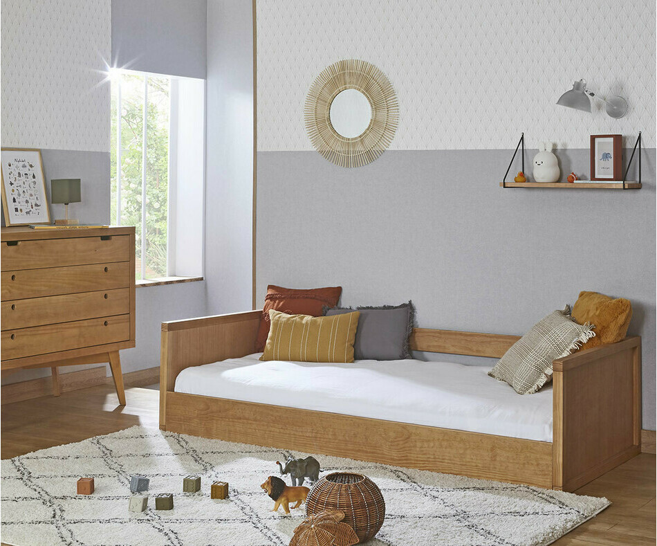 Chambre complte enfant Taloa avec matelas en bois massif